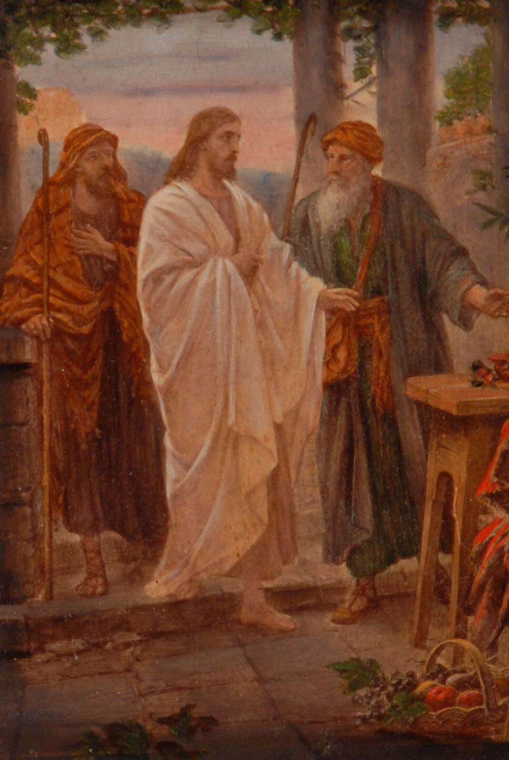 Szene mit Christus